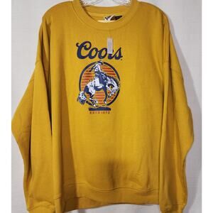 Coors Beer Rodeo sweatshirt men's size medium NWT